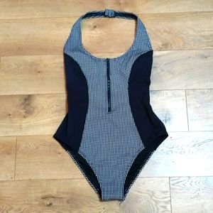 Victoria's Secret Zip Front Halter Bikini L